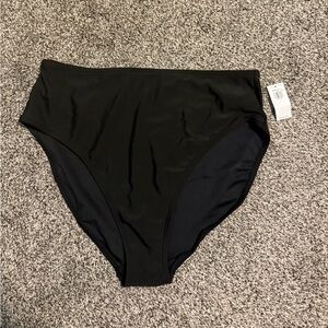 Old Navy Black High-Waist Bikini Bottoms